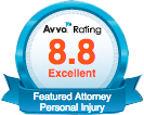 Avvo 8.8 Excellent Rating