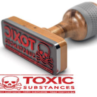 Toxic substance exposure stamp Toxic substance exposure stamp