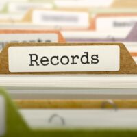 Records Concept on Folder Register.